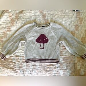 Bell sleeve mushroom sweater 3T